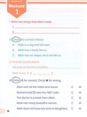 Weekend Learning Islamic Studies Level 1
