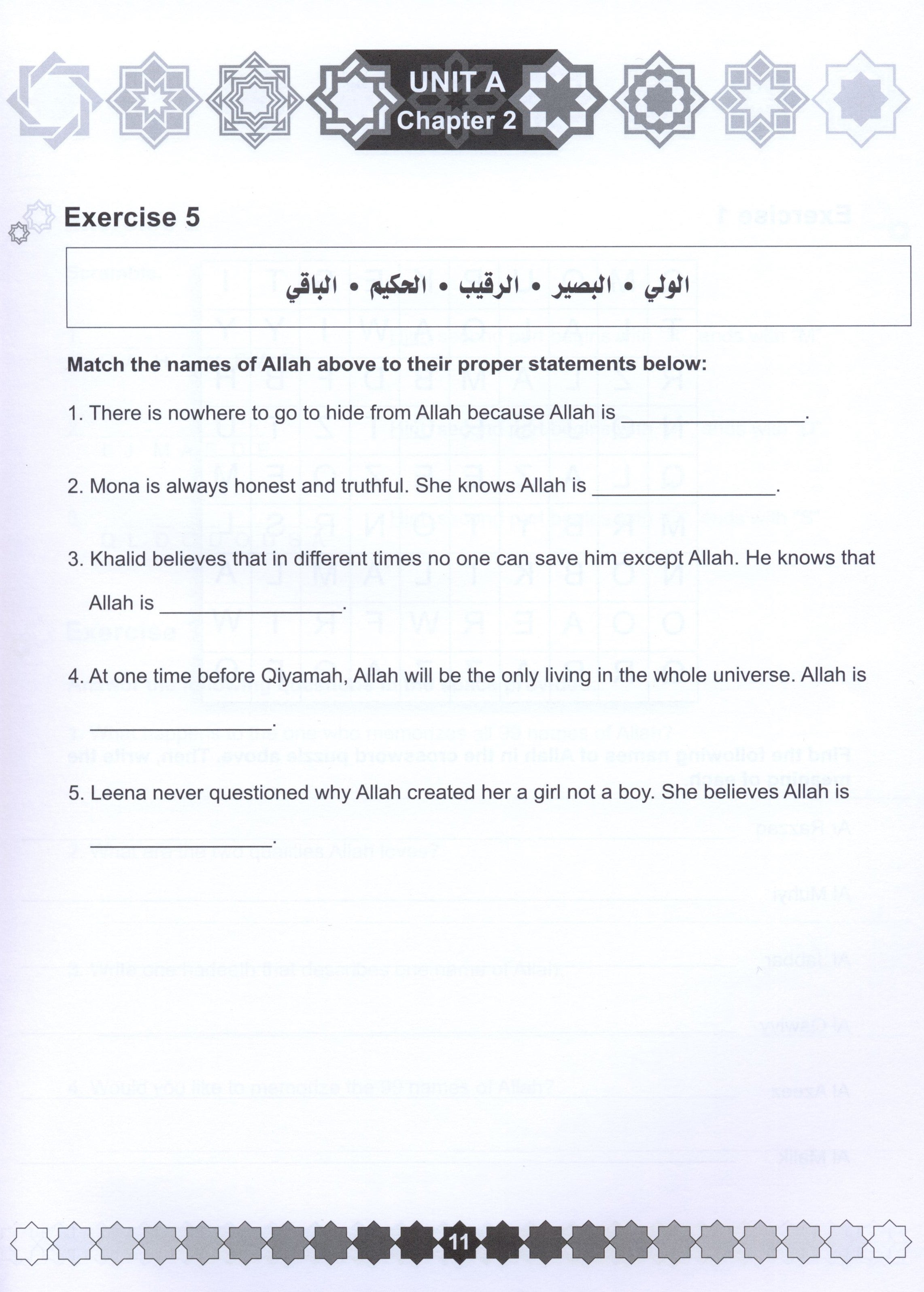 I Love Islam Workbook Level 5