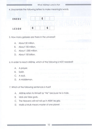 Weekend Learning Islamic Studies Workbook Level 3