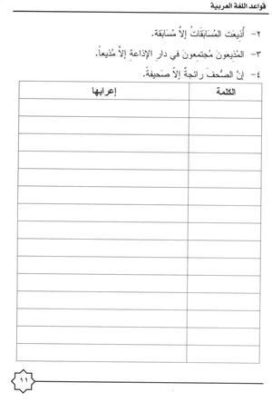 Al-Rowad Arabic Grammar Level 3 Part 2 تدريبات في قواعد اللّغة العربيّة
