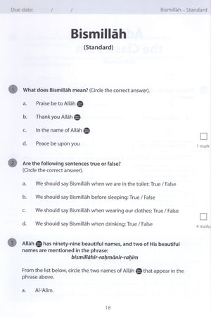 Safar Islamic Studies Workbook 2