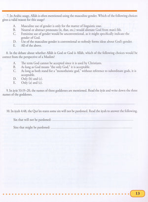 Weekend Learning Islamic Studies Level 10