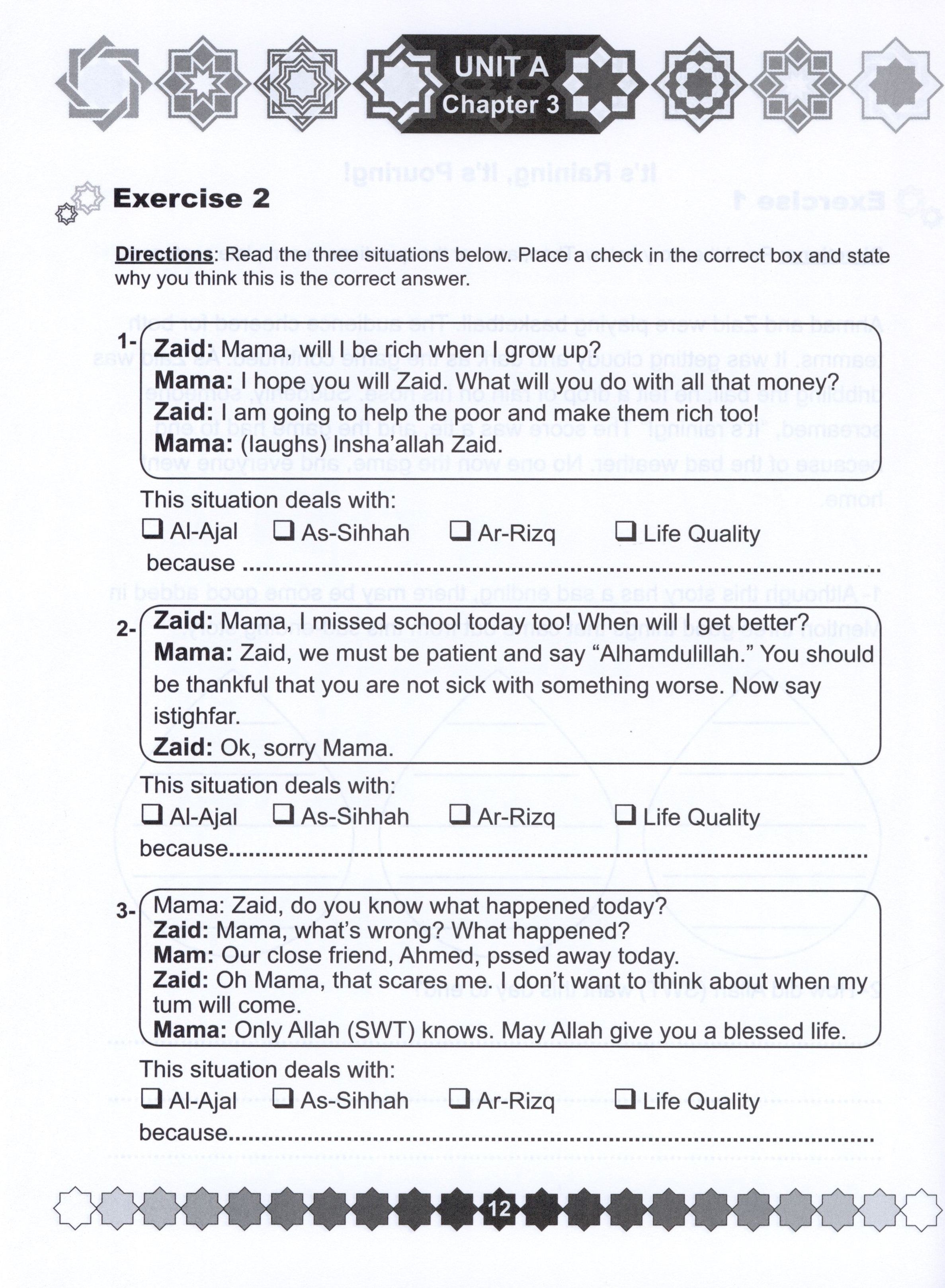 I Love Islam Weekend Edition Workbook Level 4