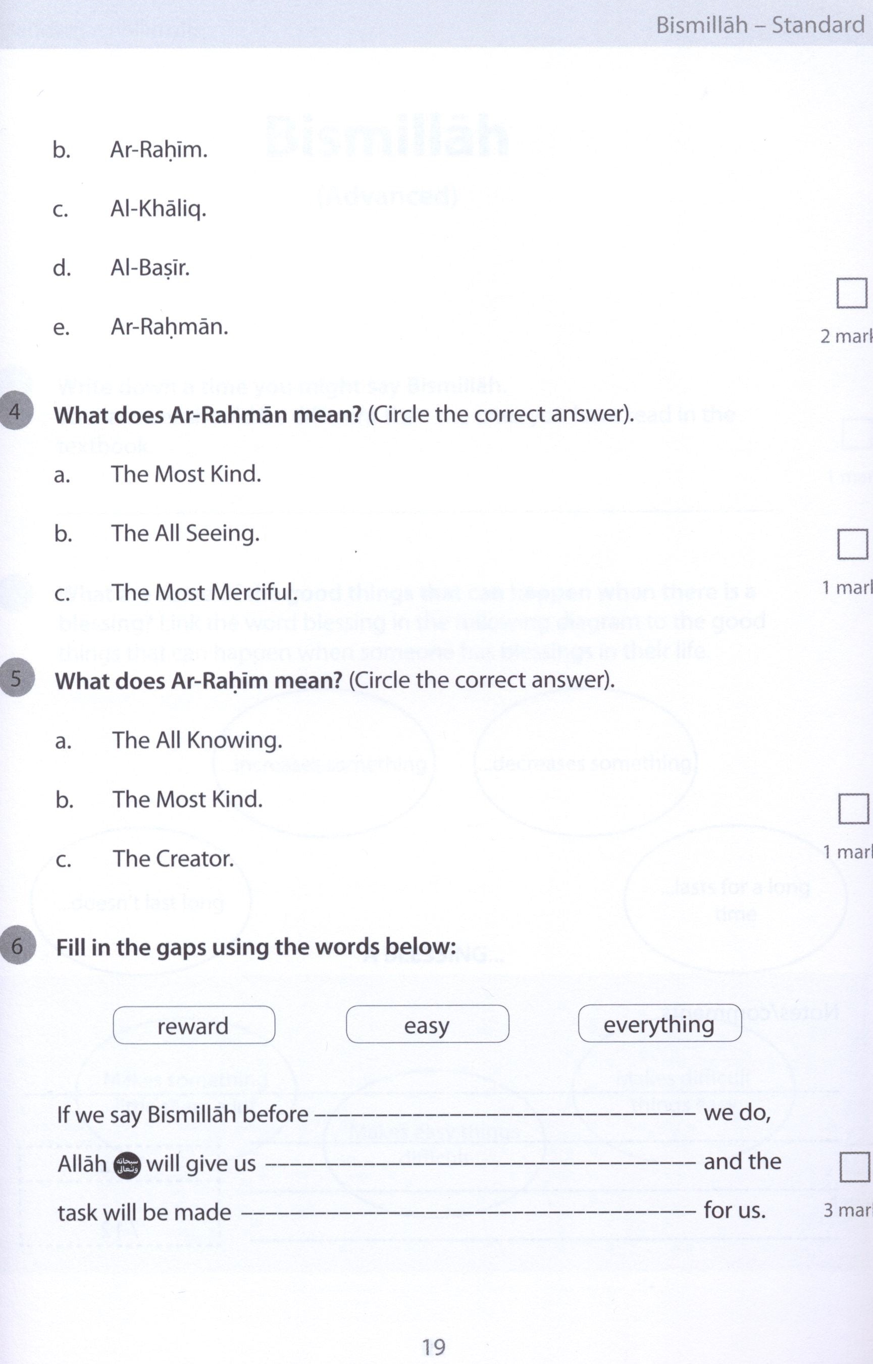 Safar Islamic Studies Workbook 2