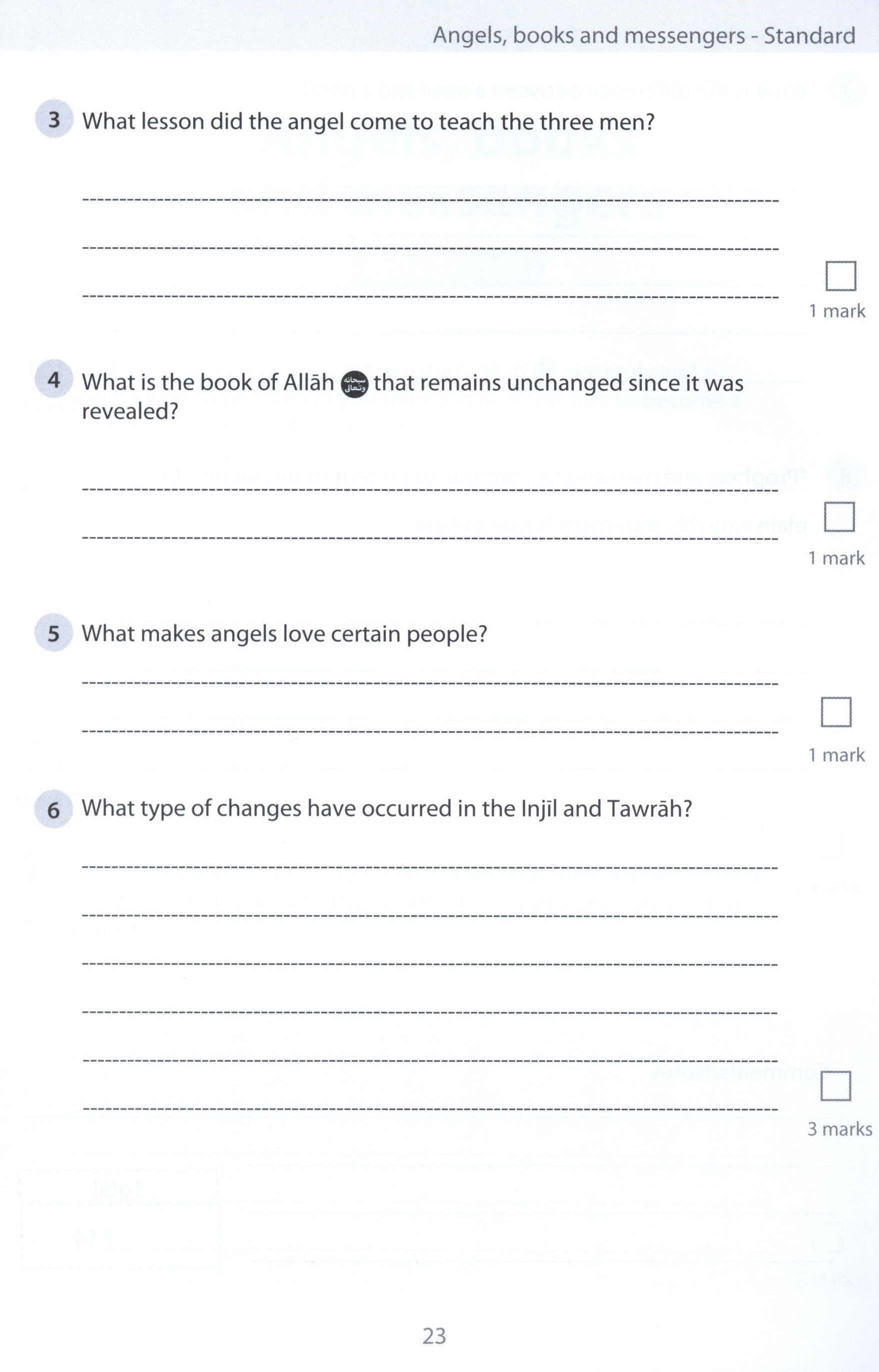 Safar Islamic Studies Workbook 5