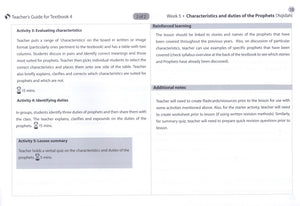 Safar Teacher’s Guide for Islamic Studies Book 4