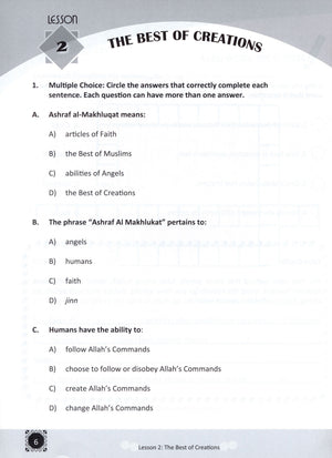 Teachings of the Qur'an Workbook Volume 3