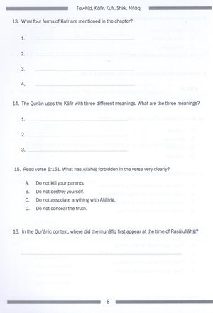 Weekend Learning Islamic Studies Workbook Level 5