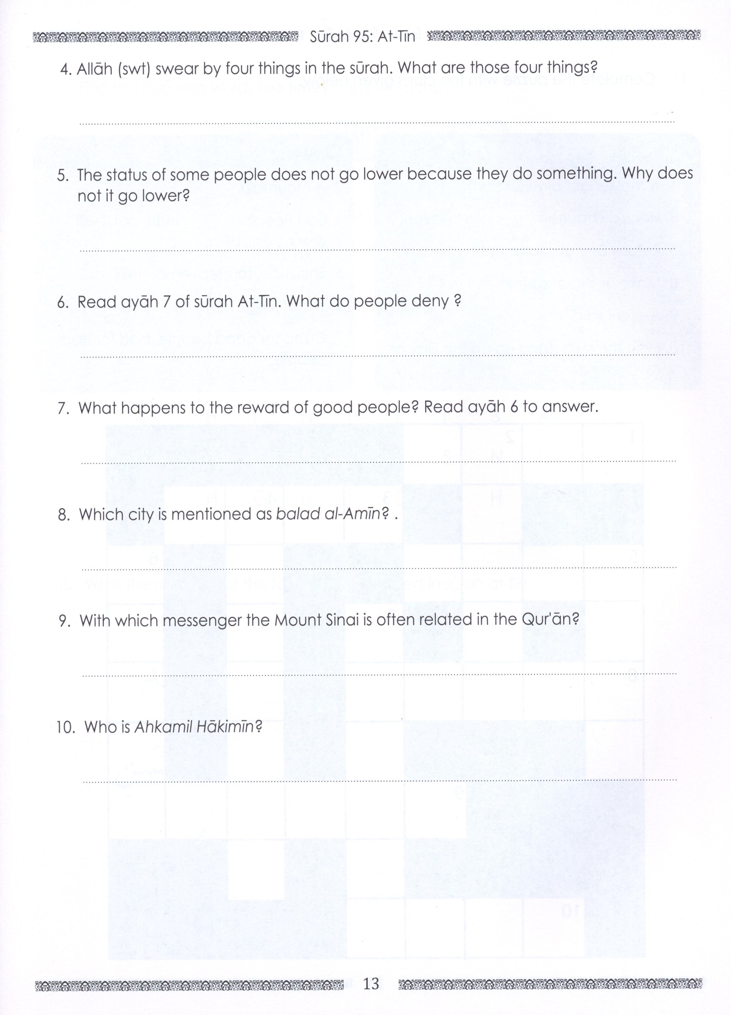 Weekend Learning Juz' Amma (Part 30) Workbook Volume 2
