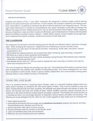 I Love Islam Teacher / Parent Guide Level 2 - First Edition