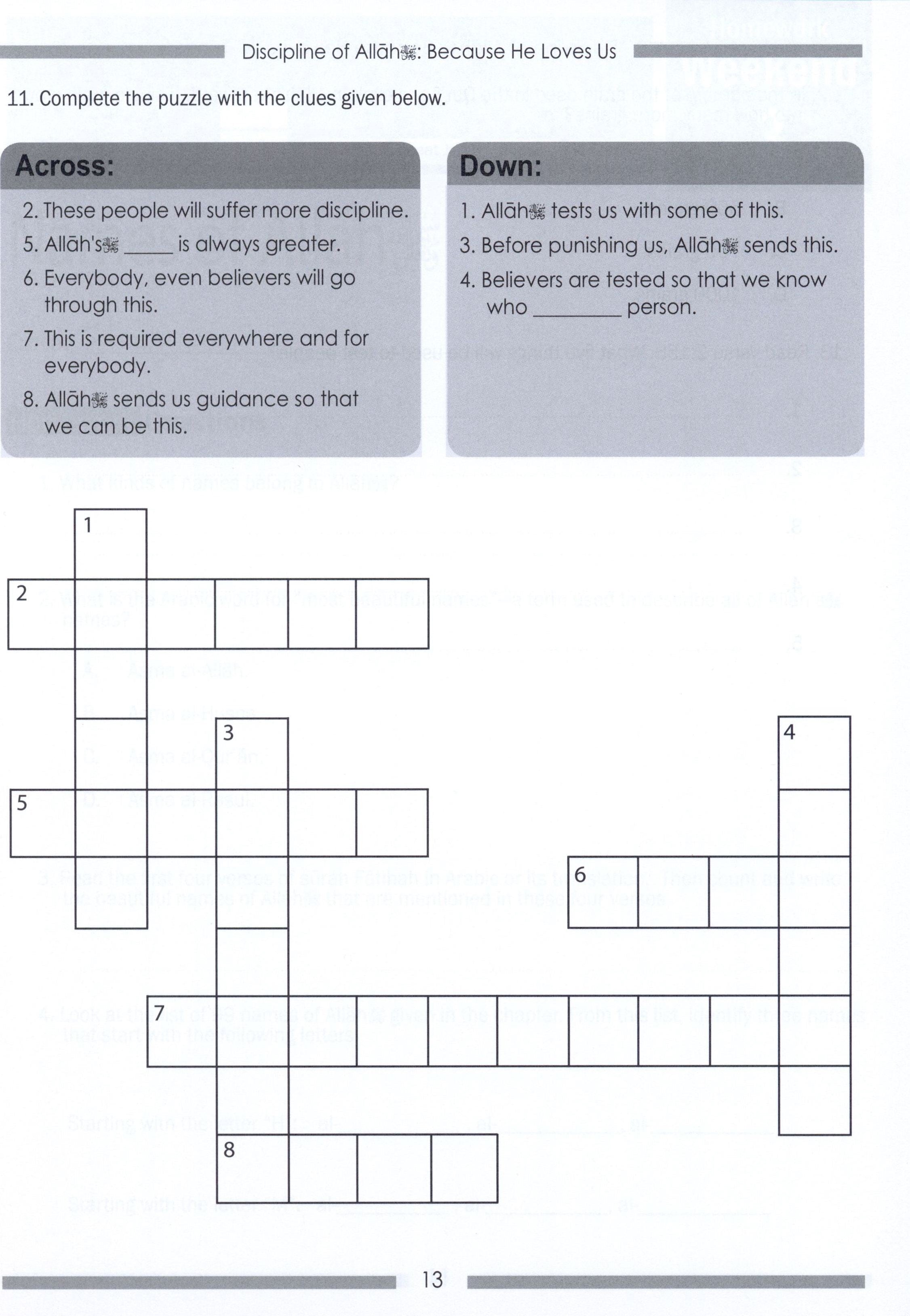 Weekend Learning Islamic Studies Workbook Level 4