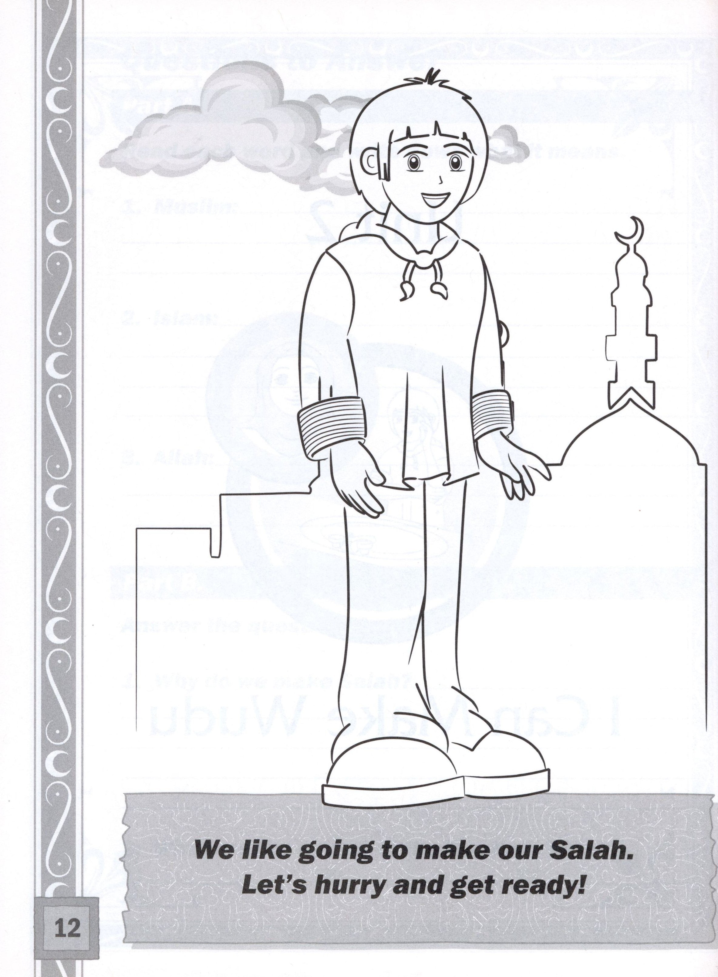 Color and Learn Salah