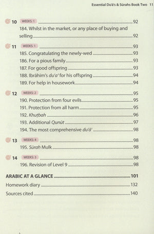 Essential Duas and Surahs Book 2 (Urdu Script)