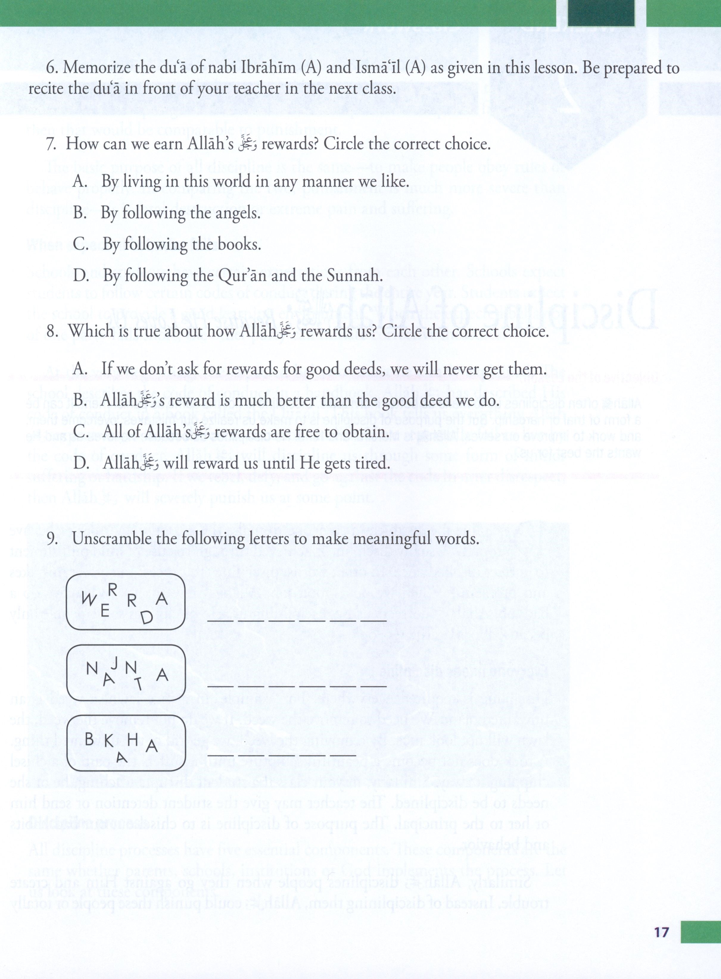 Weekend Learning Islamic Studies Level 4