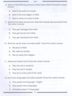 Weekend Learning Islamic Studies Workbook Level 1