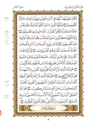 Al-Qaidah An-Noraniah - Last Three Juz' & Suratul-Fatihah for Beginners Small Size 5 x 8 العشر الأخير مع سورة الفاتحة لتعليم المبتدئين