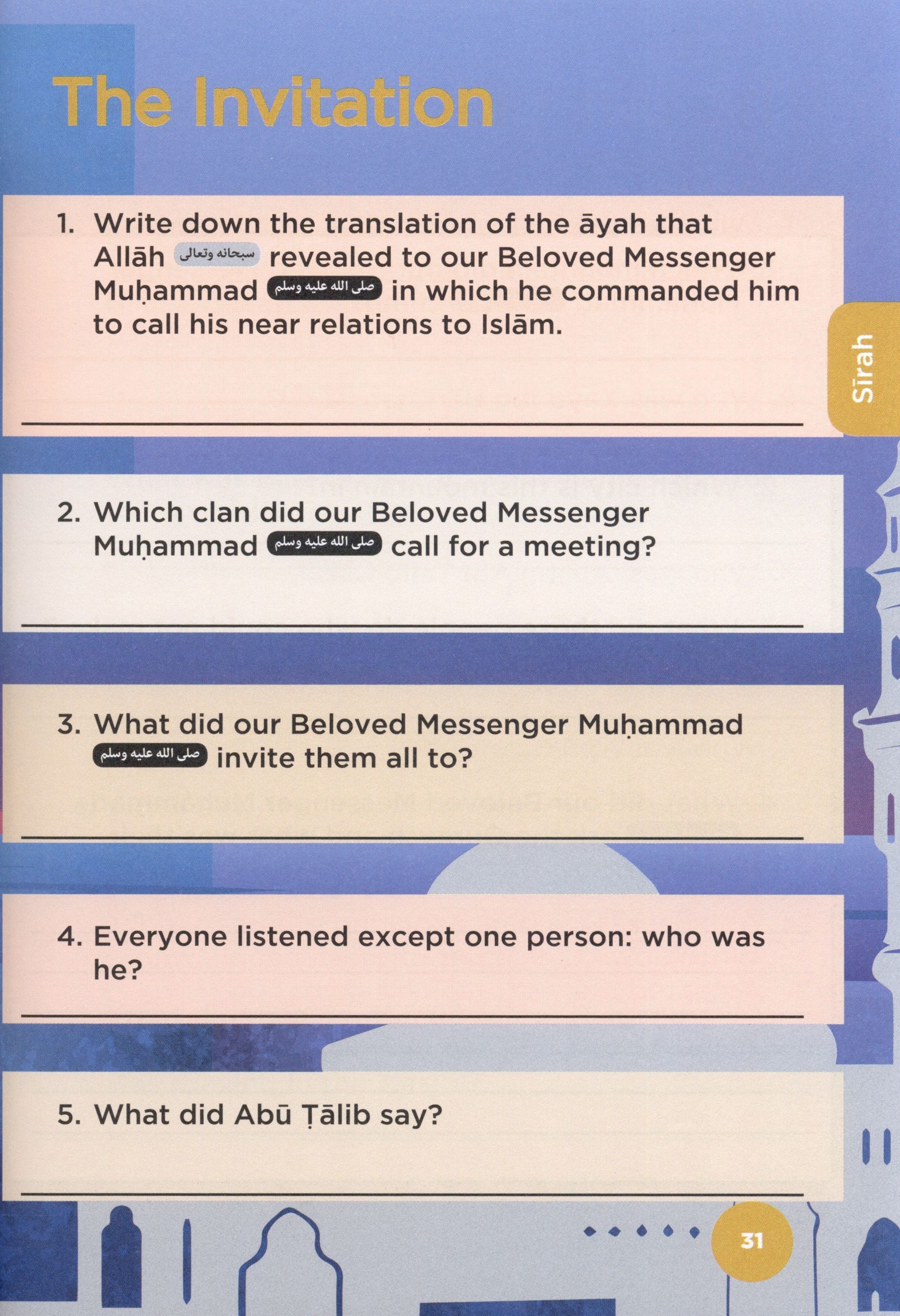 An Nasihah Islamic Curriculum Workbook 2