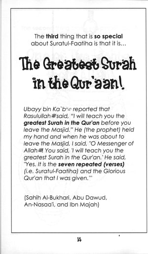 Mini Tafseer Book Suratul Faatiha (Surah 1)