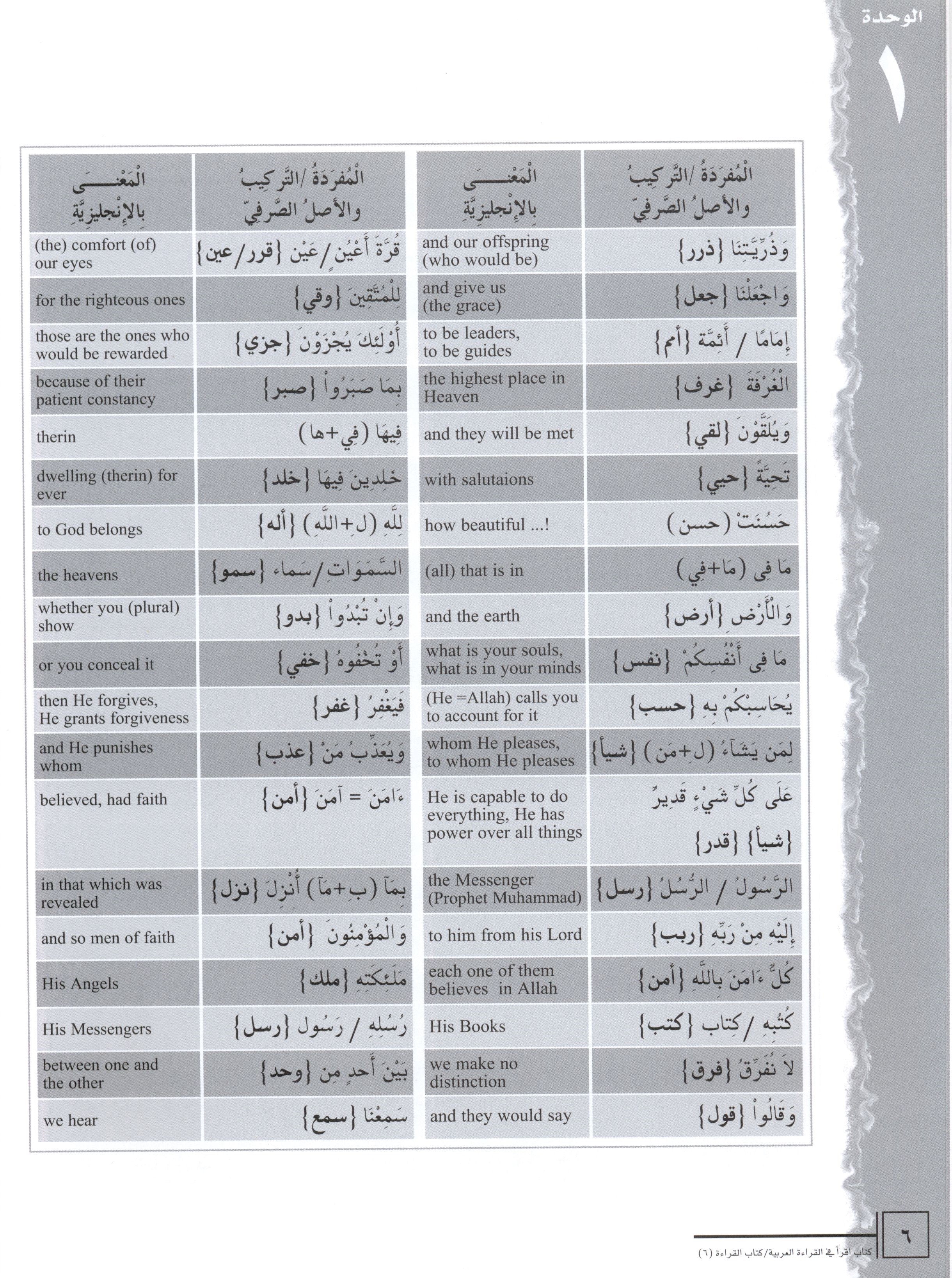 IQRA' Arabic Reader Textbook Level 6