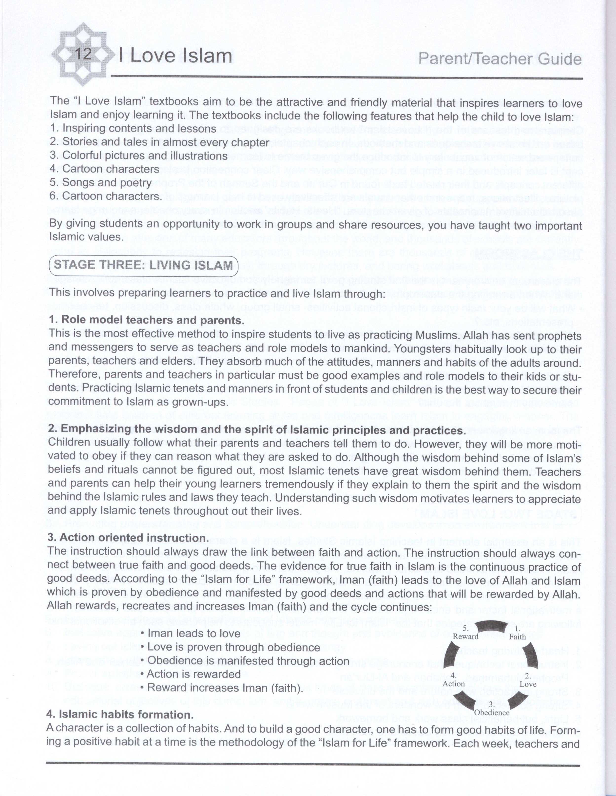 I Love Islam Teacher / Parent Guide Level 2 - First Edition