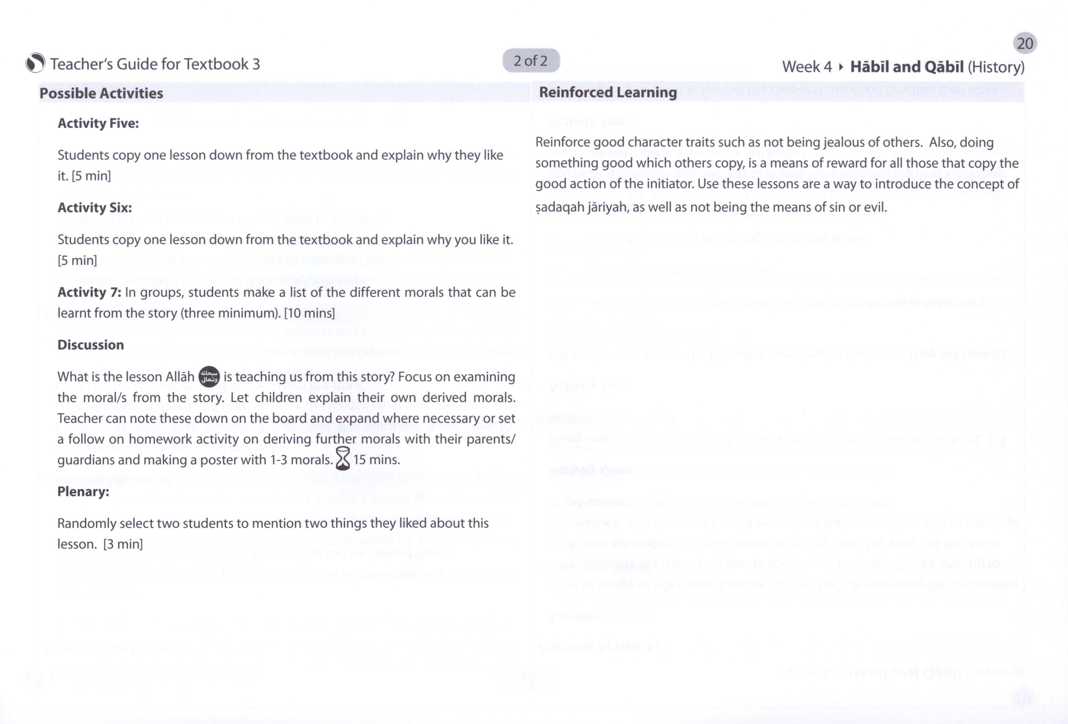 Safar Teacher’s Guide for Islamic Studies Book 3
