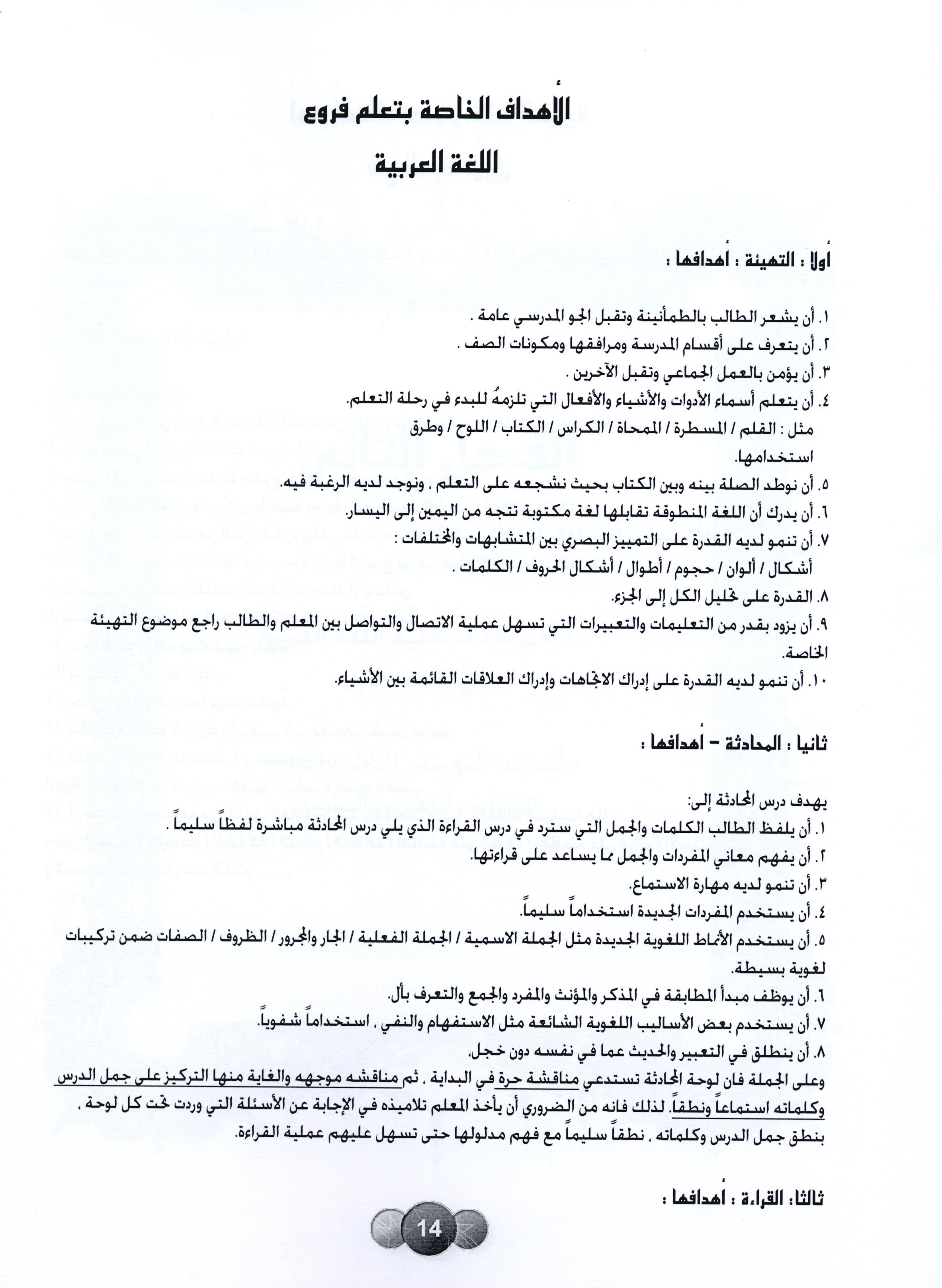 Horizons in the Arabic Language Teacher Book Level 1 الآفاق في اللغة العربية كتاب المعلم