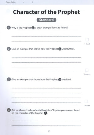 Safar Islamic Studies Workbook 6