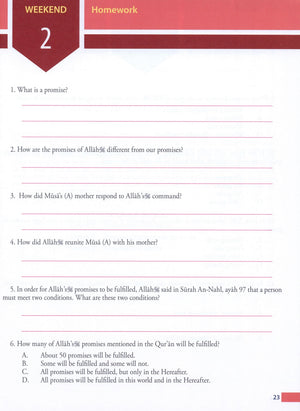 Weekend Learning Islamic Studies Level 6