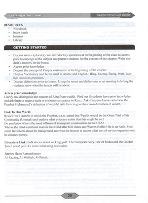 Learning Islam Teacher Book Level 3 (8th Grade)