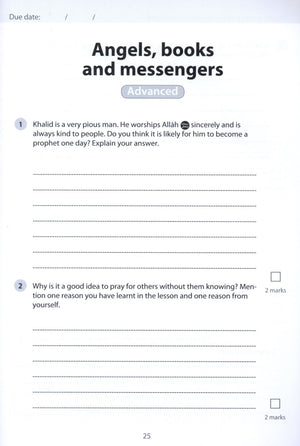 Safar Islamic Studies Workbook 5