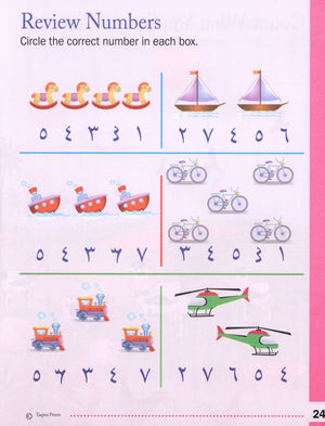 Learning Numbers and Counting in Arabic