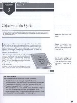 Weekend Learning Islamic Studies Teacher Manual Level 6