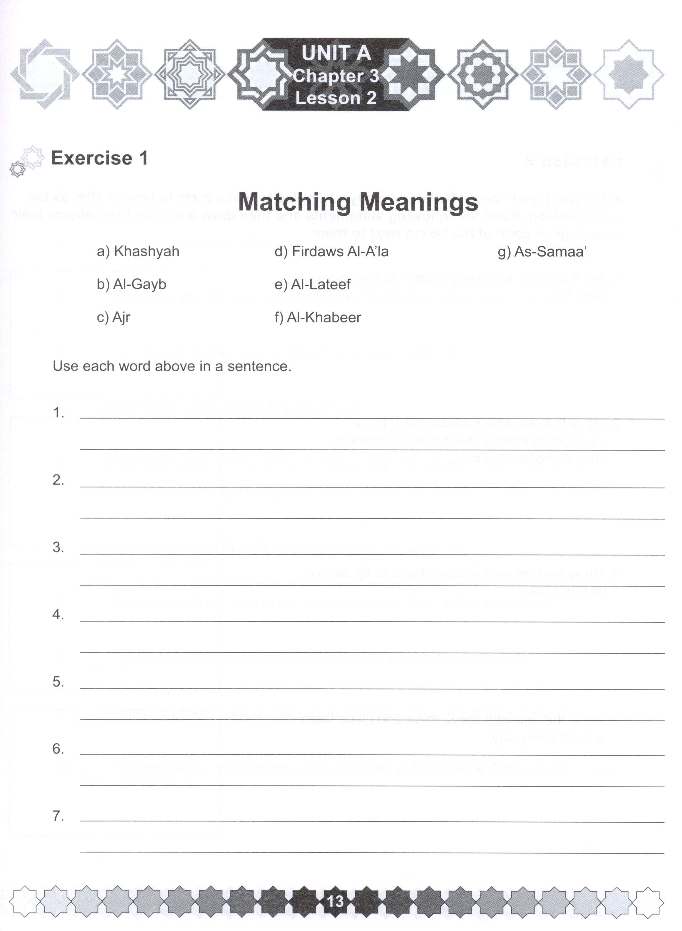 I Love Islam Weekend Edition Workbook Level 6