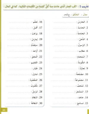 Arabic for Youth Workbook Level 3 العربية للشباب كراس التمارين