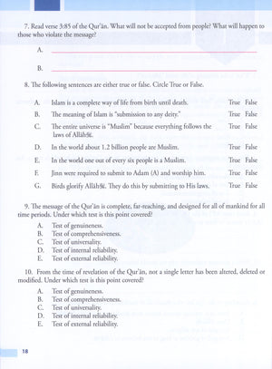 Weekend Learning Islamic Studies Level 7