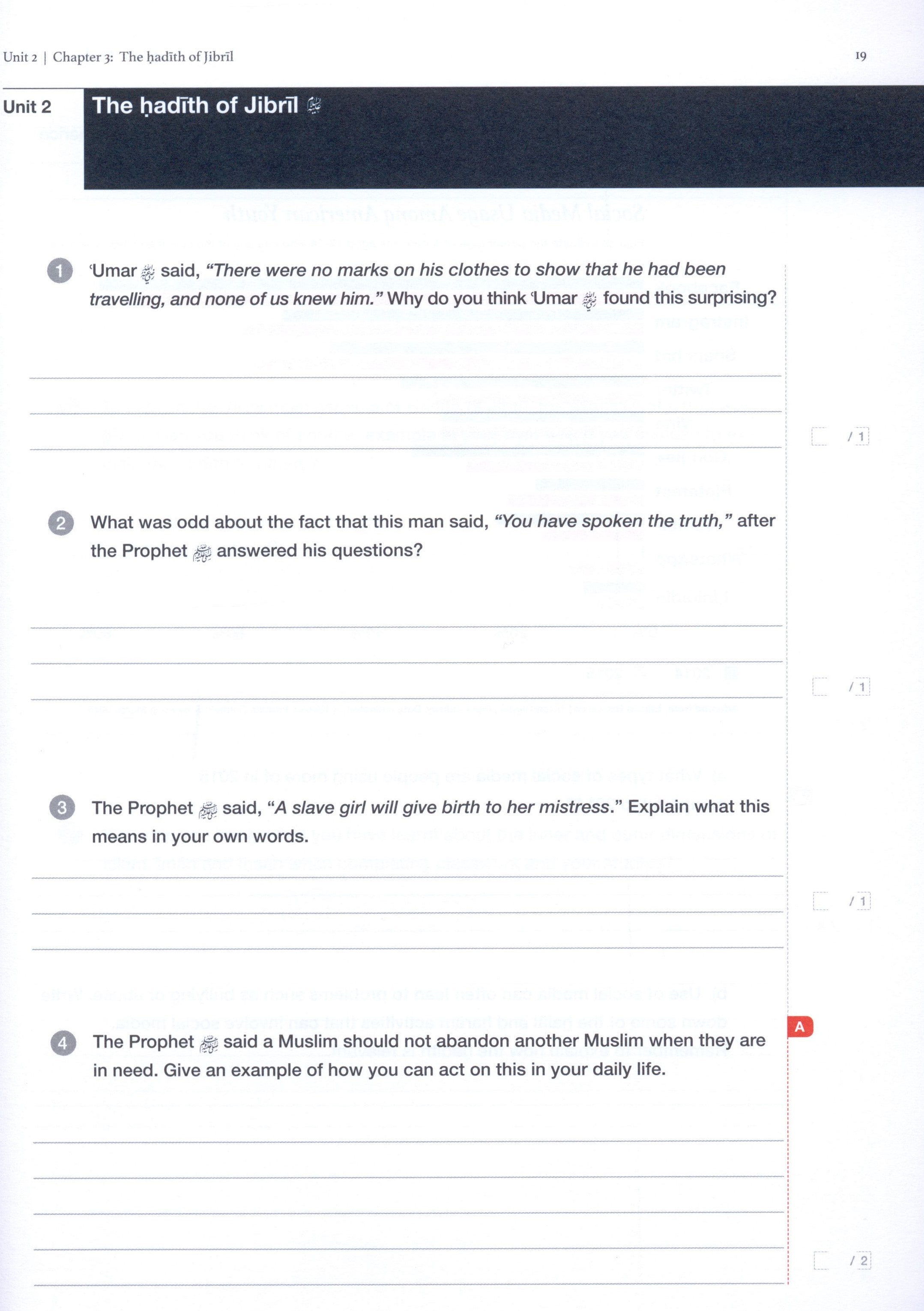 Safar Islamic Studies Workbook 7