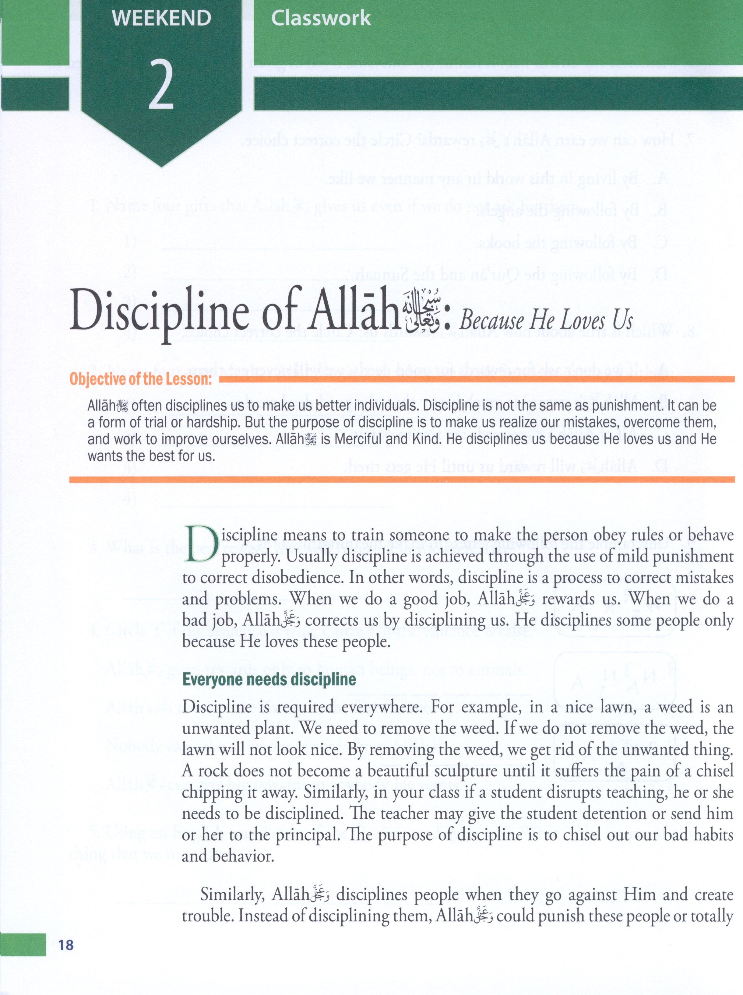 Weekend Learning Islamic Studies Level 4