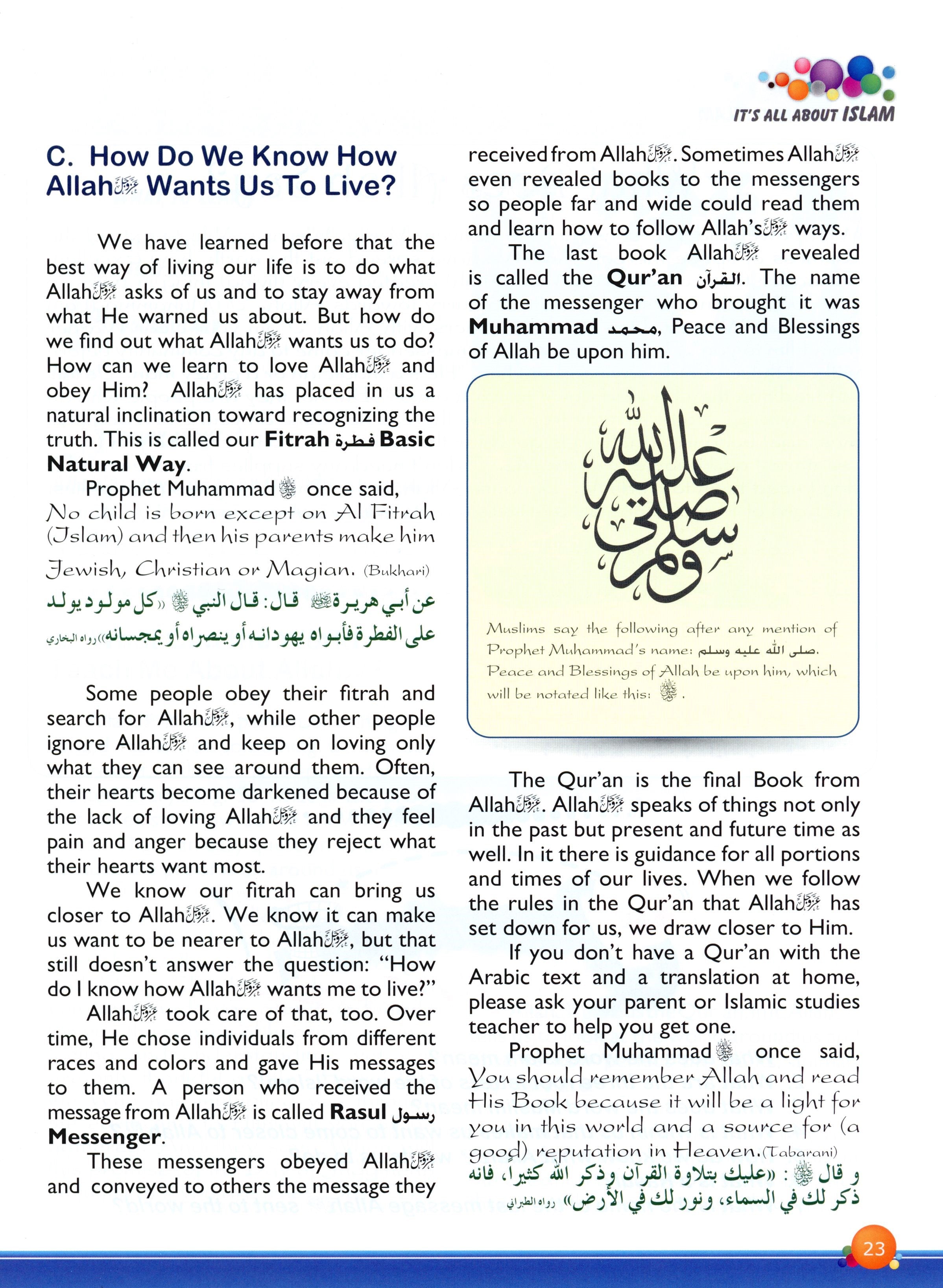 It's ALL About Islam Level 6