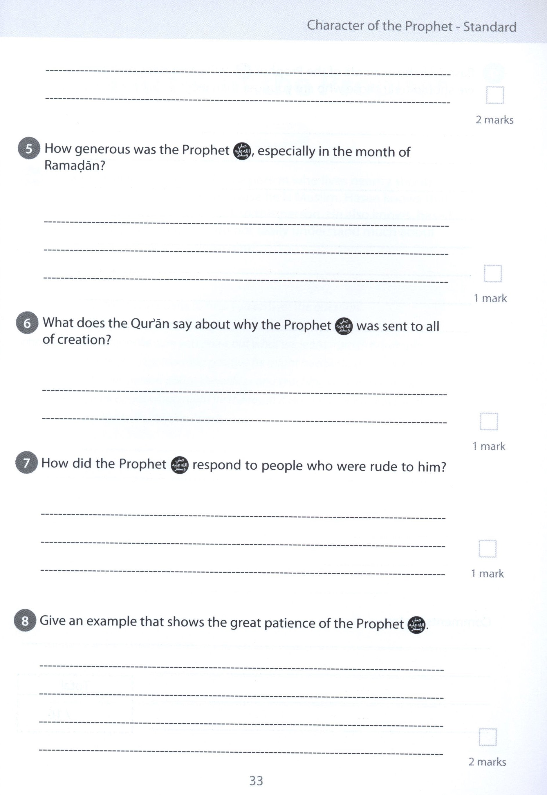 Safar Islamic Studies Workbook 6