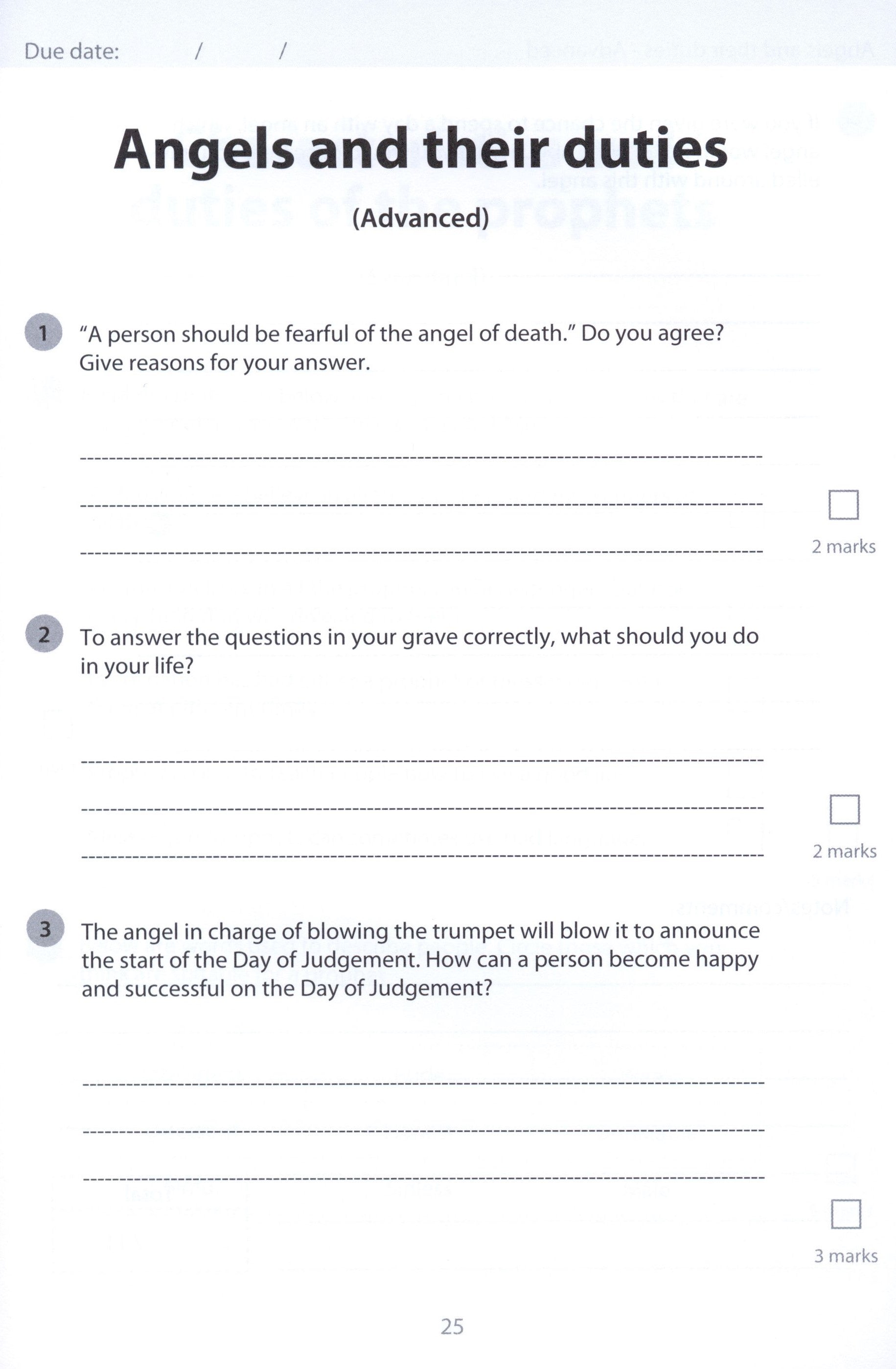 Safar Islamic Studies Workbook 4