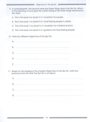 Weekend Learning Islamic Studies Workbook Level 8