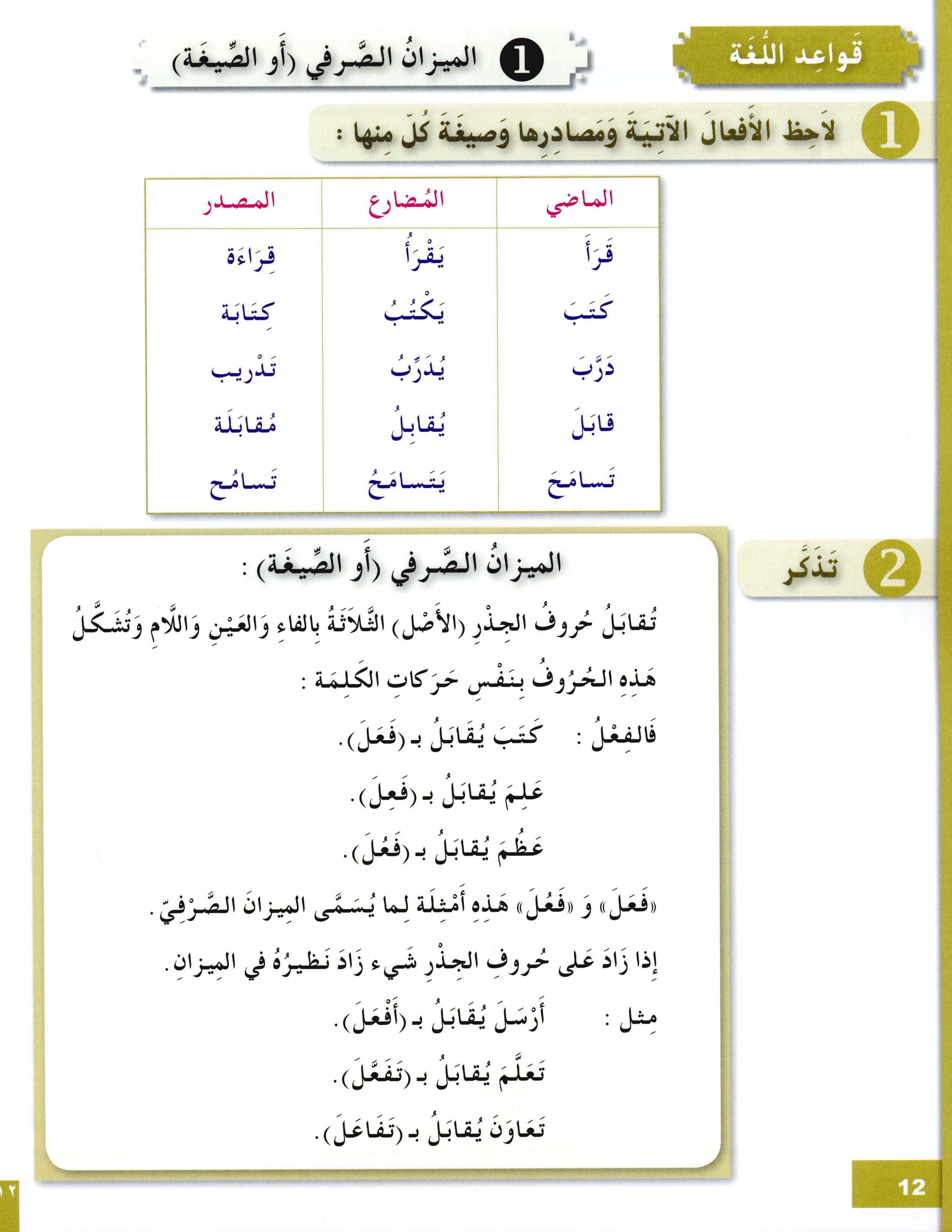 Arabic for Youth Workbook Level 3 العربية للشباب كراس التمارين