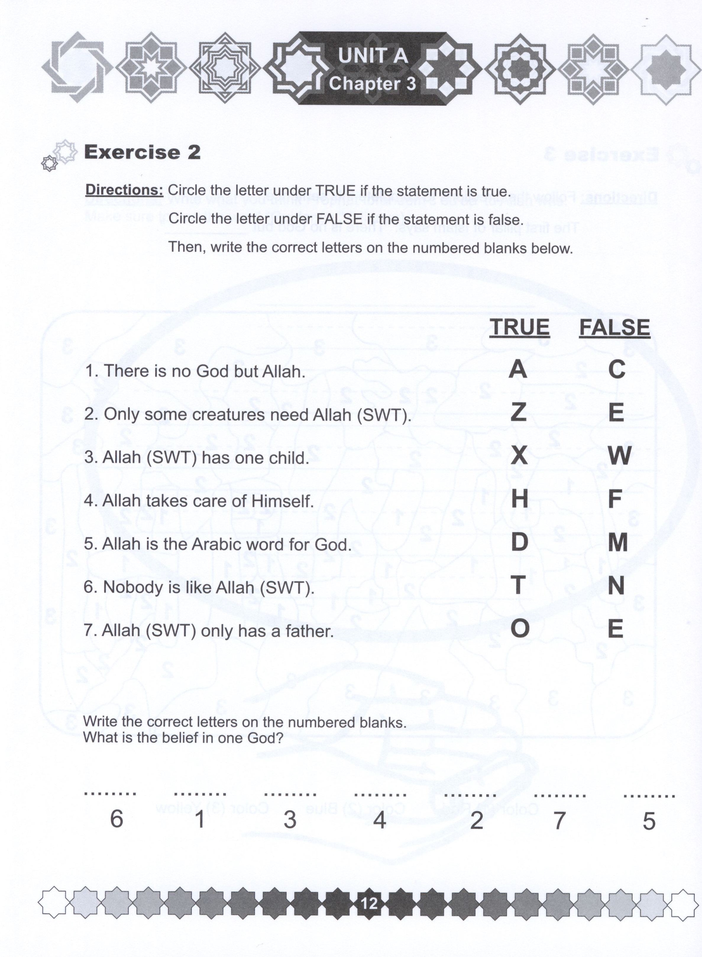I Love Islam Weekend Edition Workbook Level 1
