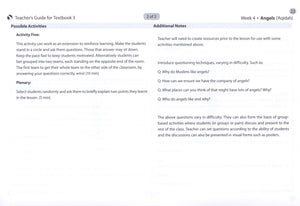 Safar Teacher’s Guide for Islamic Studies Book 3