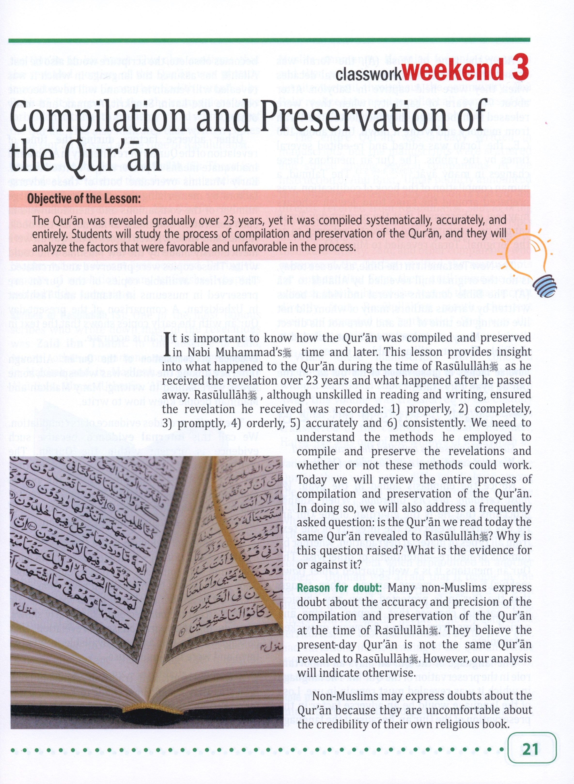Weekend Learning Islamic Studies Level 9
