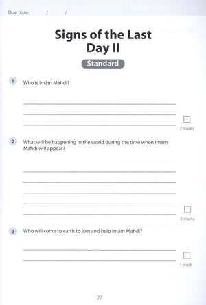 Safar Islamic Studies Workbook 5