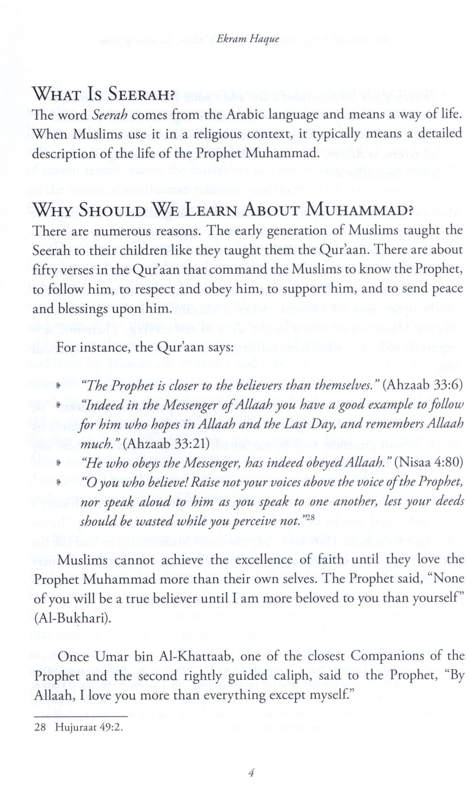 Muhammad Son of Abraham, Brother of Moses, Successor of Jesus