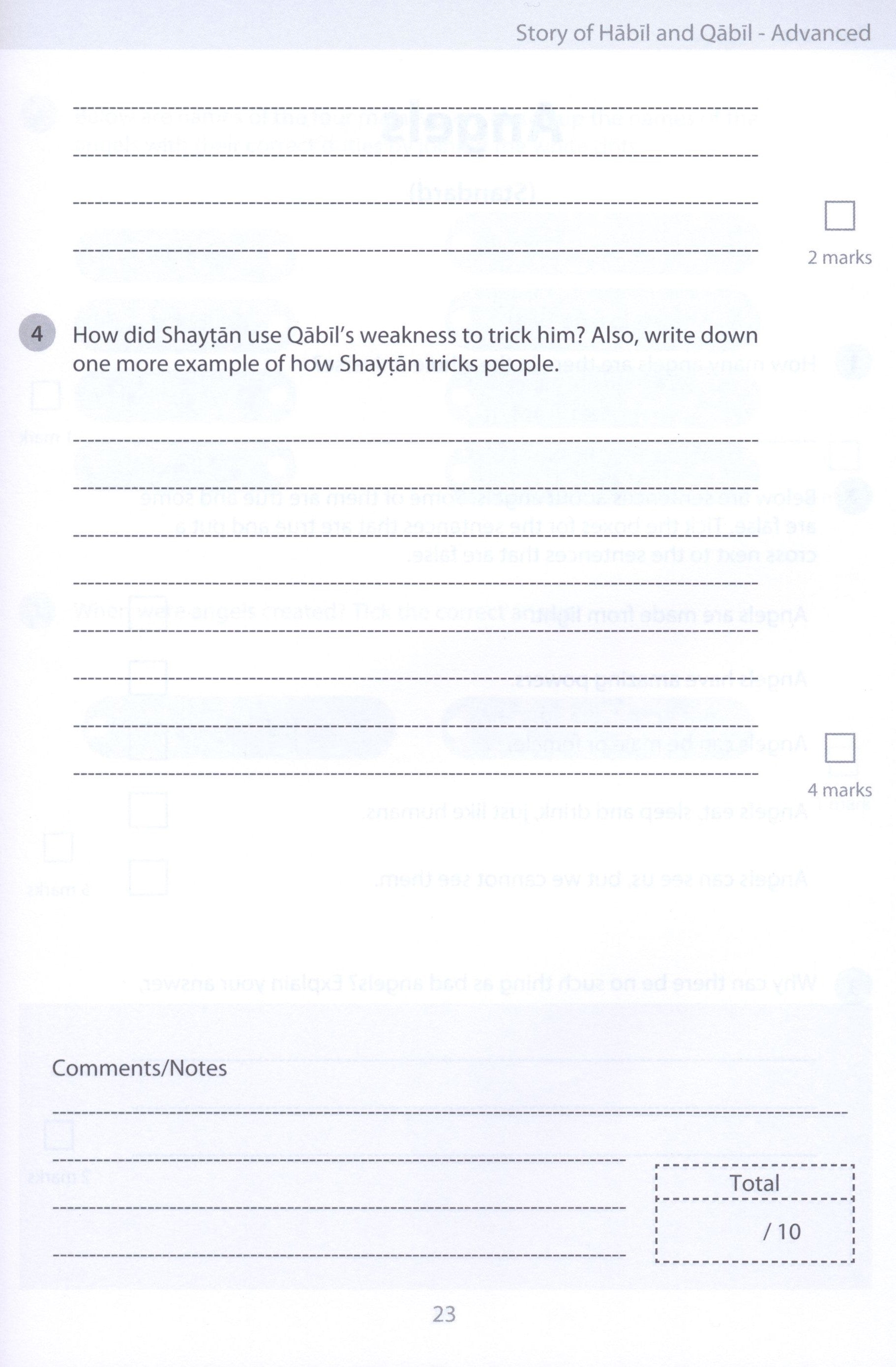 Safar Islamic Studies Workbook 3