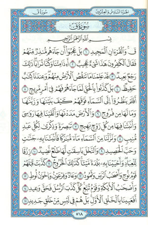 Mushaf Madinah - Al Quran Al-kareem(Large Size) From King Fahad Printing Complex