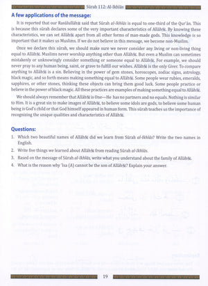 Weekend Learning Juz' Amma (Part 30) for School Students with Transliteration (Green)